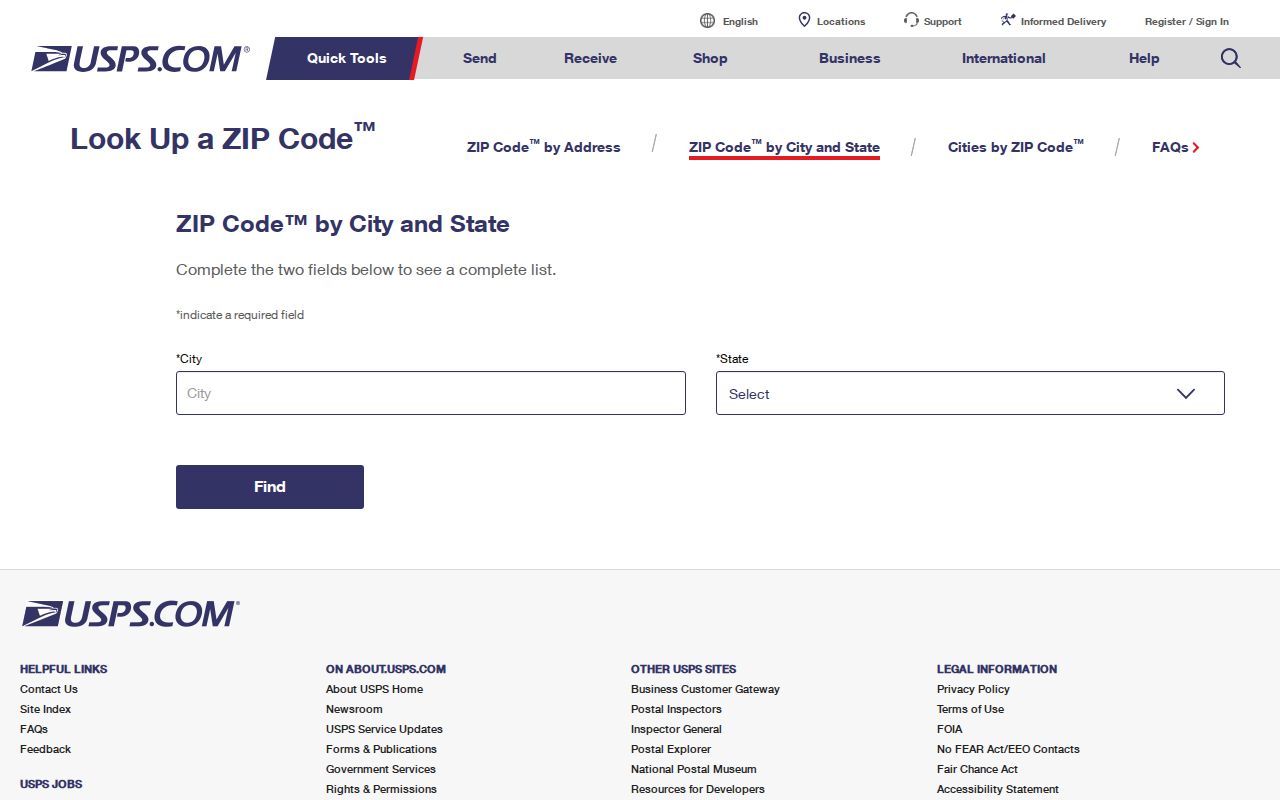 USPS lookup for a Plainfield street directory address